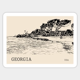 Georgia USA Sticker